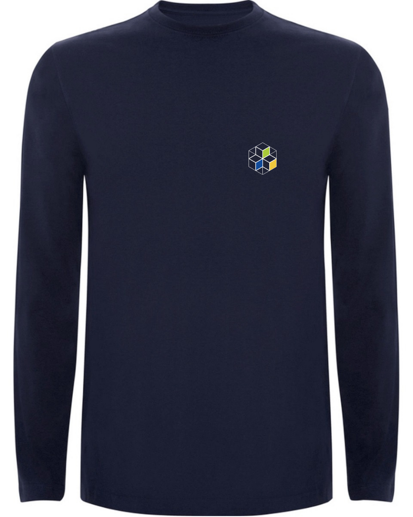 Unisex pikkade varrukatega särk, tumesinine