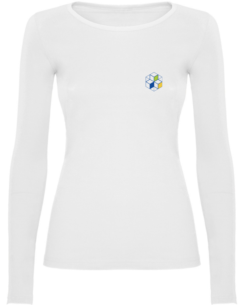 Naiste pikkade varrukatega särk, valge